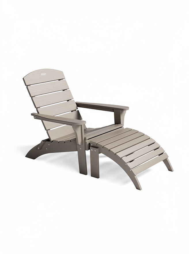 Technische titel in het Nederlands: **Stapelbare tuinlounge stoel met uitschuifbare voetensteun**