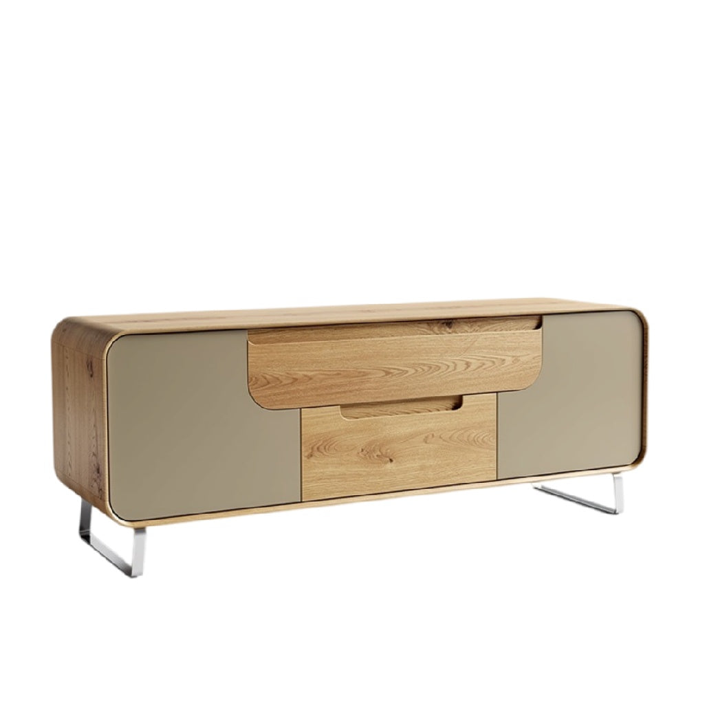 Moderne TV-meubel van hout met minimalistisch ontwerp