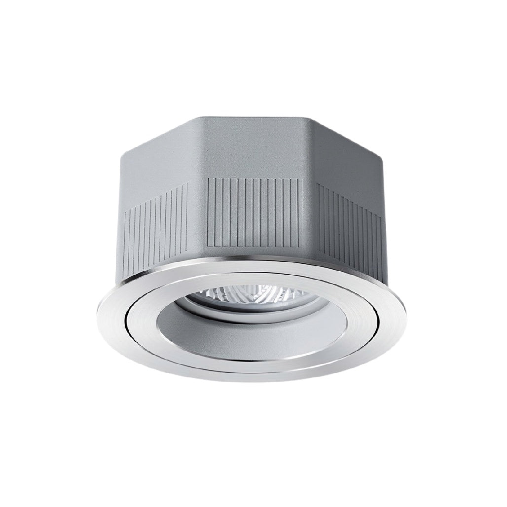 Ingebouwde LED-downlight met hexagonale behuizing